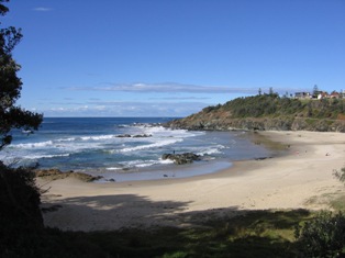 Port Macquarie costal walk looking toward Oxley Beach