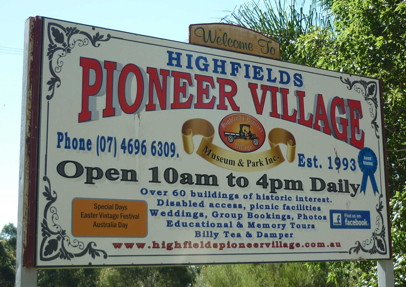 Highlands sign